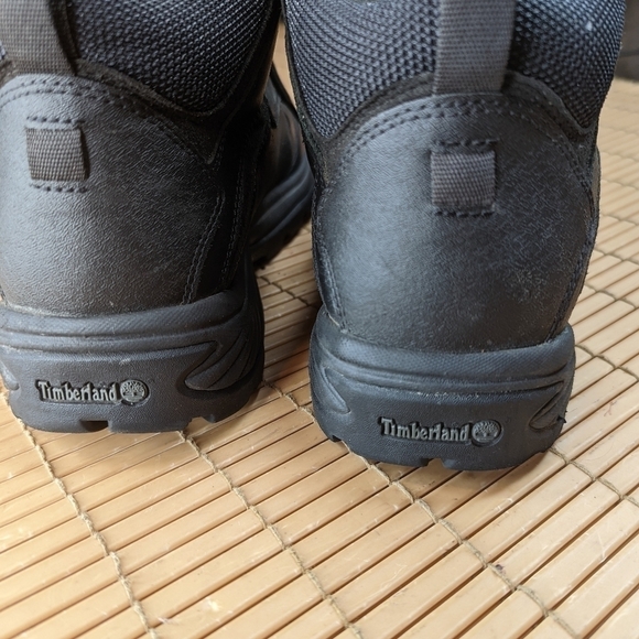 Timberland Mens "White Ledge" Waterproof Hiking Boots Size 12 Black Leather 1212 - Picture 4 of 11